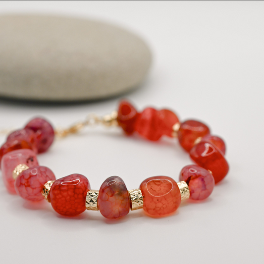 Rose Agate Bracelet