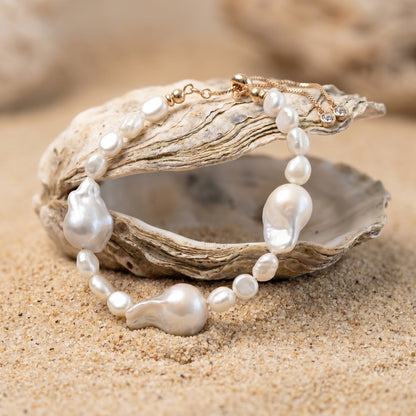 Trio Baroque Pearl Bracelet