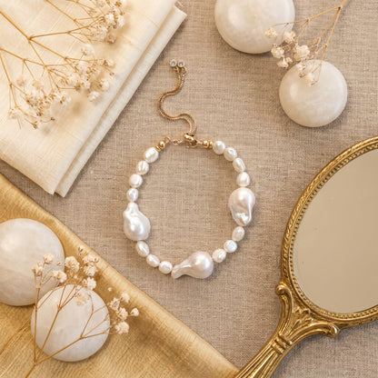 Trio Baroque Pearl Bracelet