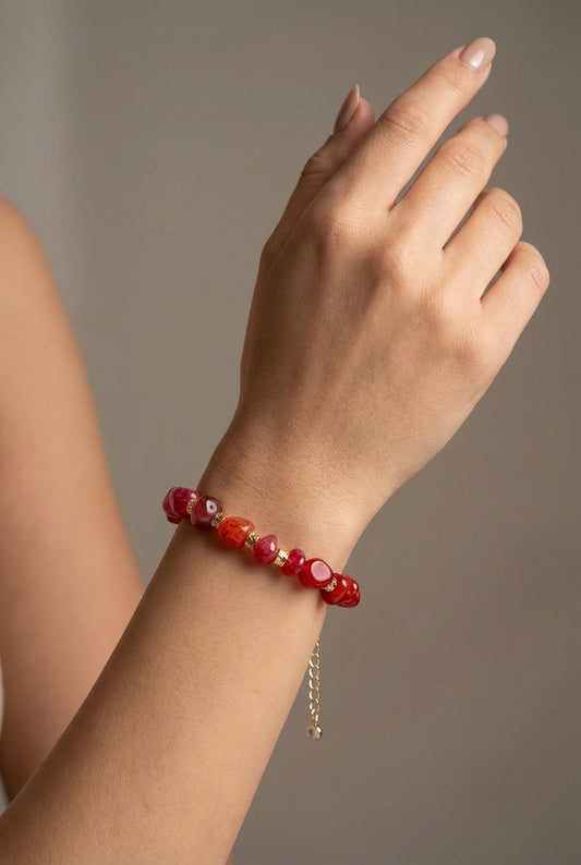 Rose Agate Bracelet