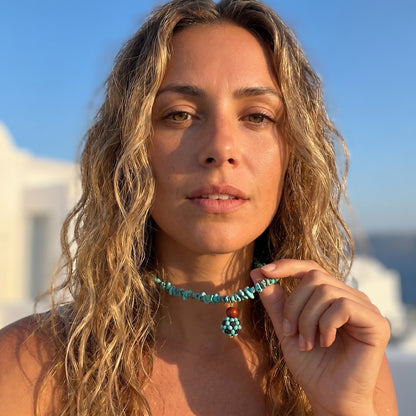 Turquoise Dance Necklace