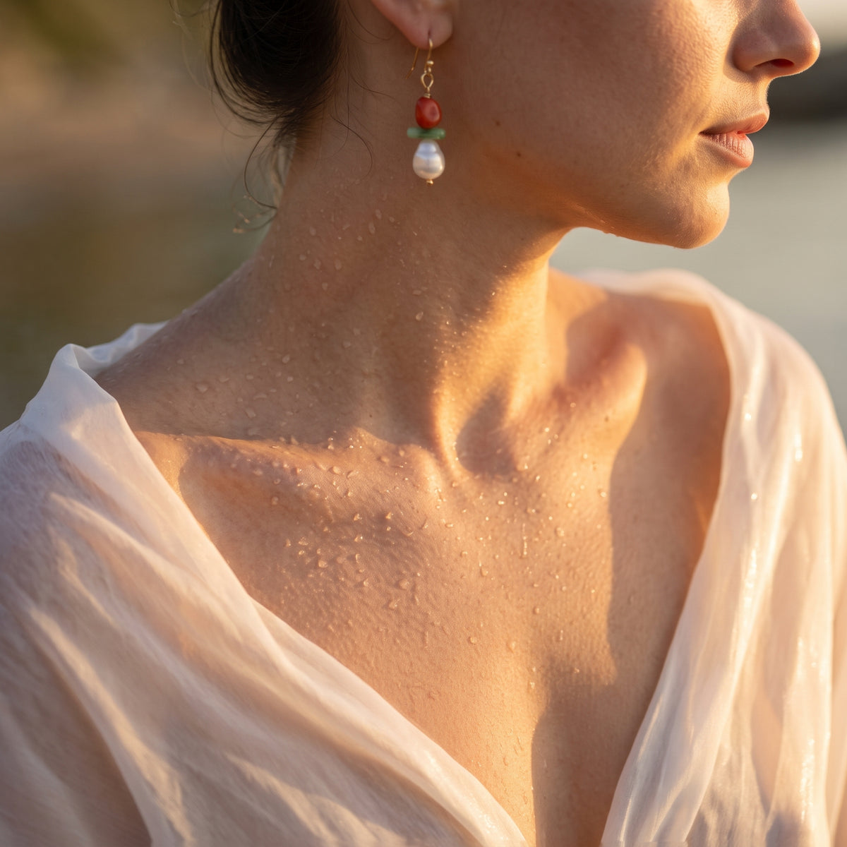 Scarlet Pearl Drops