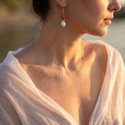 Scarlet Pearl Drops