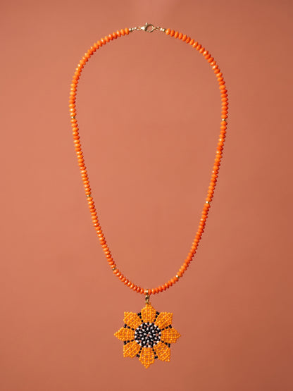 Summer Bloom Beaded Necklace