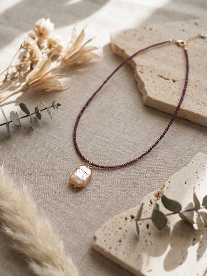 Ruby Glow Necklace