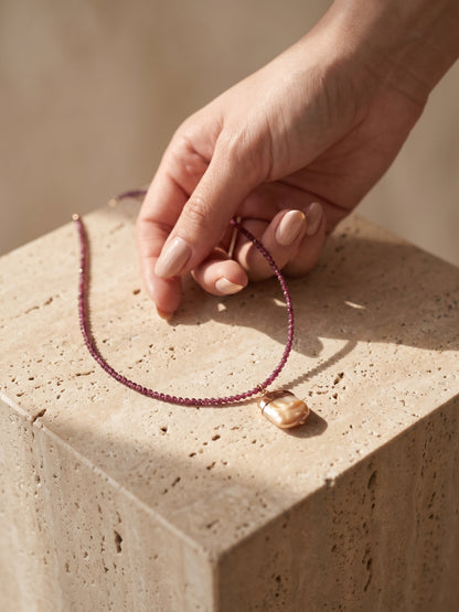 Ruby Glow Necklace