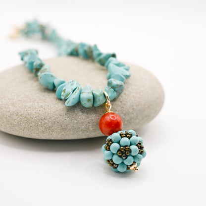 Turquoise Dance Necklace