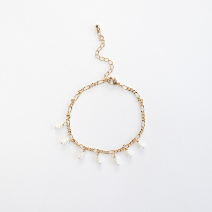 Gold Filled Tiny Pearl Bracelet