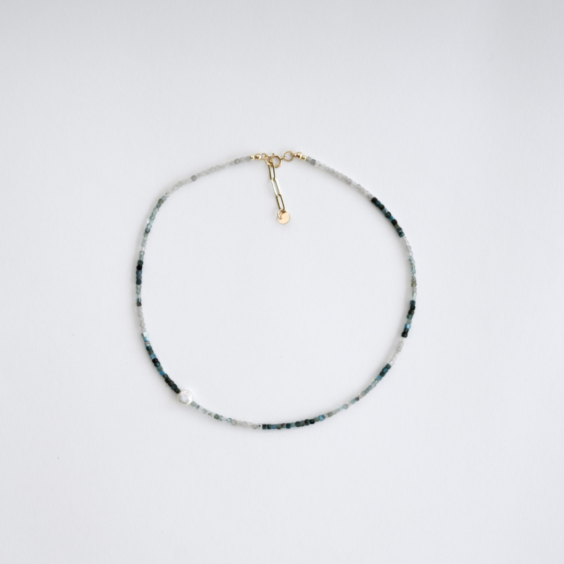 Aquamarine Dance Necklace