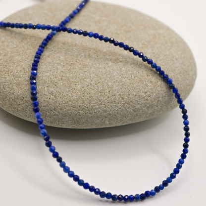 Lapis Lazuli Eternal Night In Baroque Necklace