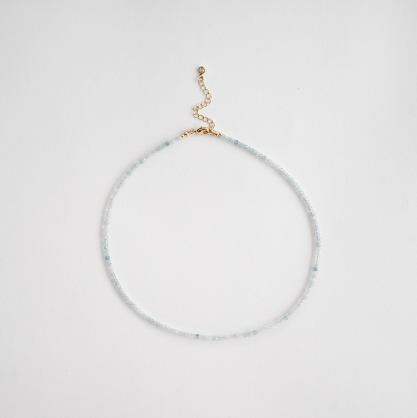 Mini Aquamarine Necklace