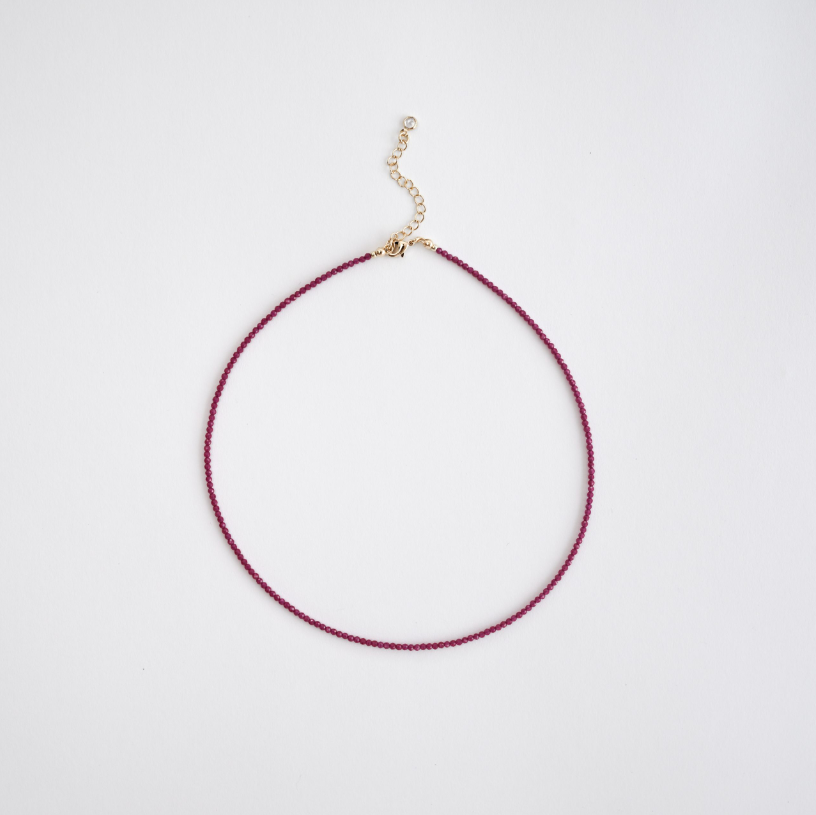 Mini Light Ruby Necklace