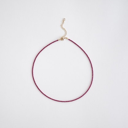 Mini Light Ruby Necklace