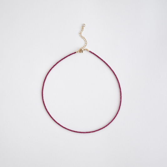 Mini Light Ruby Necklace
