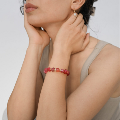 Rose Agate Bracelet